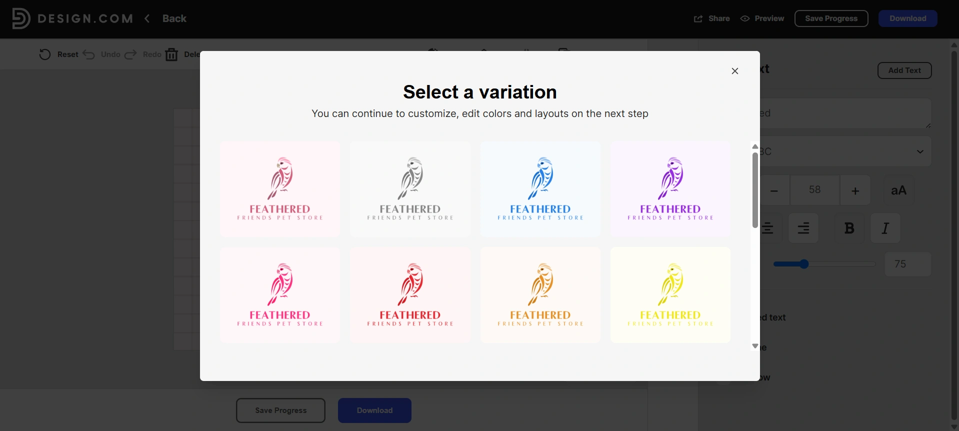select-favorite-design-BrandCrowd